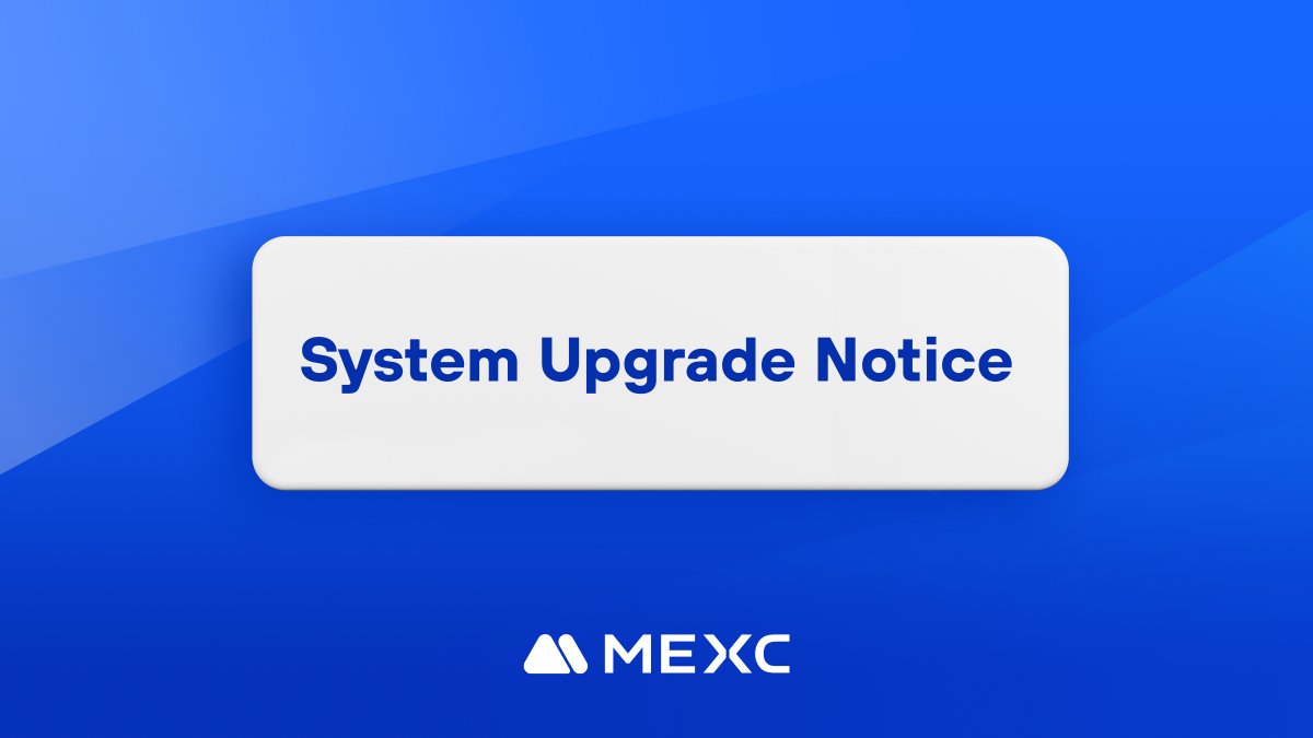 MEXC System Upgrade Announcement (May 21)

🔗Details:mexc.com/support/articl…