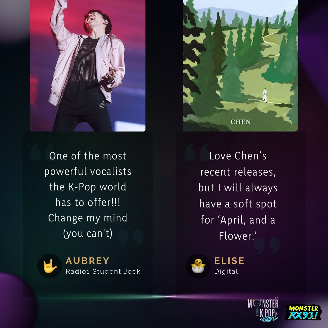#MonstersPick: CHEN

No matter what group you ult, a true K-Pop fan will acknowledge #CHEN as an absolute vocal legend - no doubt about it. Just king things! 🤷🏻‍♂️👑🎤🎵

Hear some of Jongdae's discography over the #RX931 airwaves this Saturday on #MonsterKPopWeekly🫰🏾#IAmAMonster