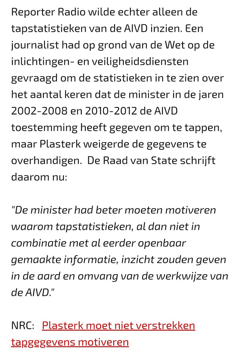 top_politiek's tweet image. Tegenwoordig ben je 'n #terrorist wanneer je je keert tegen de #corona- en #klimaat-narratieven van de Regering. Bij gebrek aan (#falseflag) aanslagen is 't gezonde verstand nu doelwit van geheime diensten zoals #NCTV en #AIVD en ben je permanent opgeslagen in hun archief ⬇️ 2013