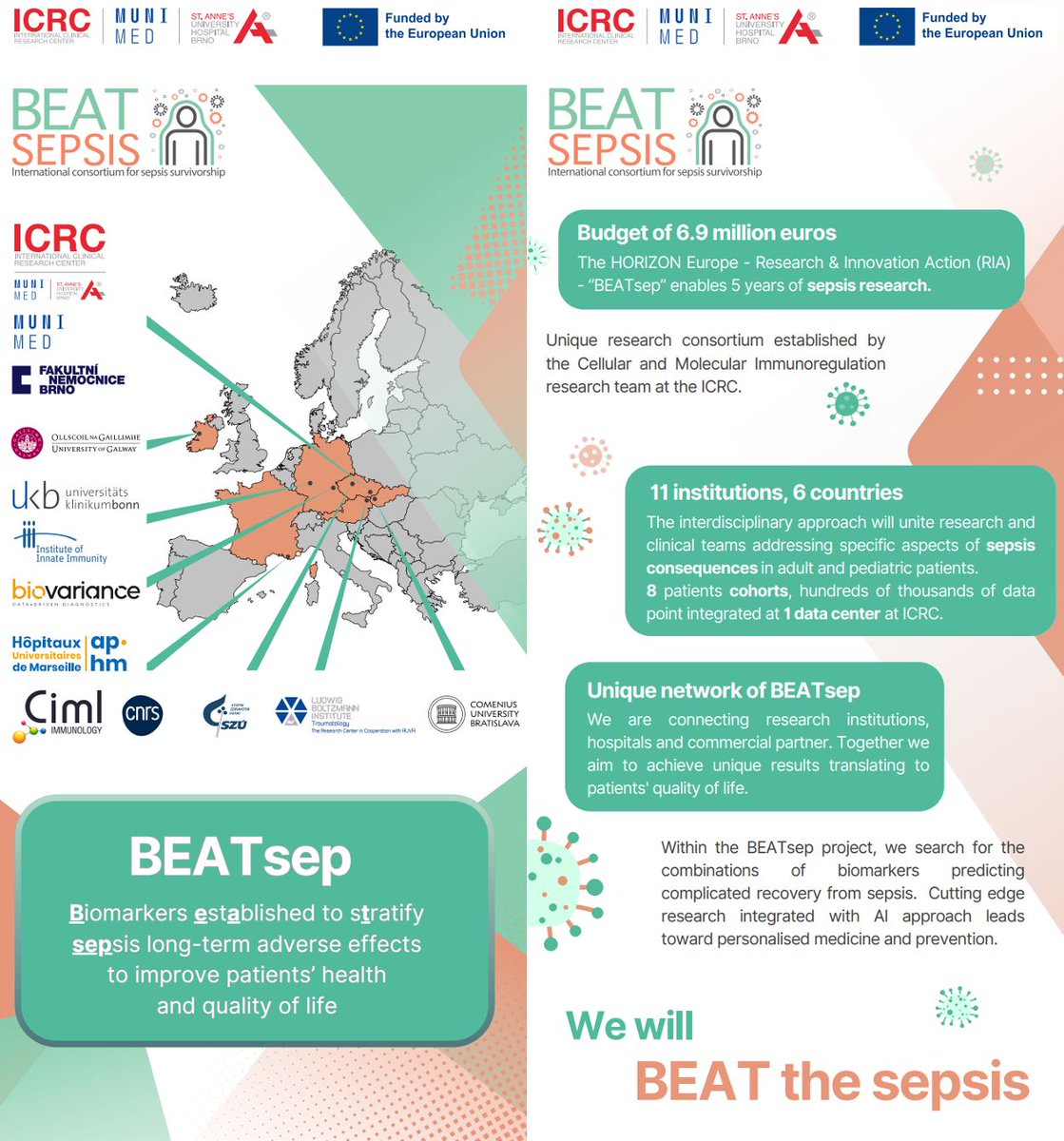 Presenting @BEATsep together with @HortovaMarcela @ppetra_kozlova within @EU_HaDEA networking event 👏 & meeting all other coordinators of HORIZON-HLTH-2023-DISEASE-03-07 'Relationship between infections and non-communicable diseases” projects @FNUSA_ICRC @HorizonEU @EU_Health