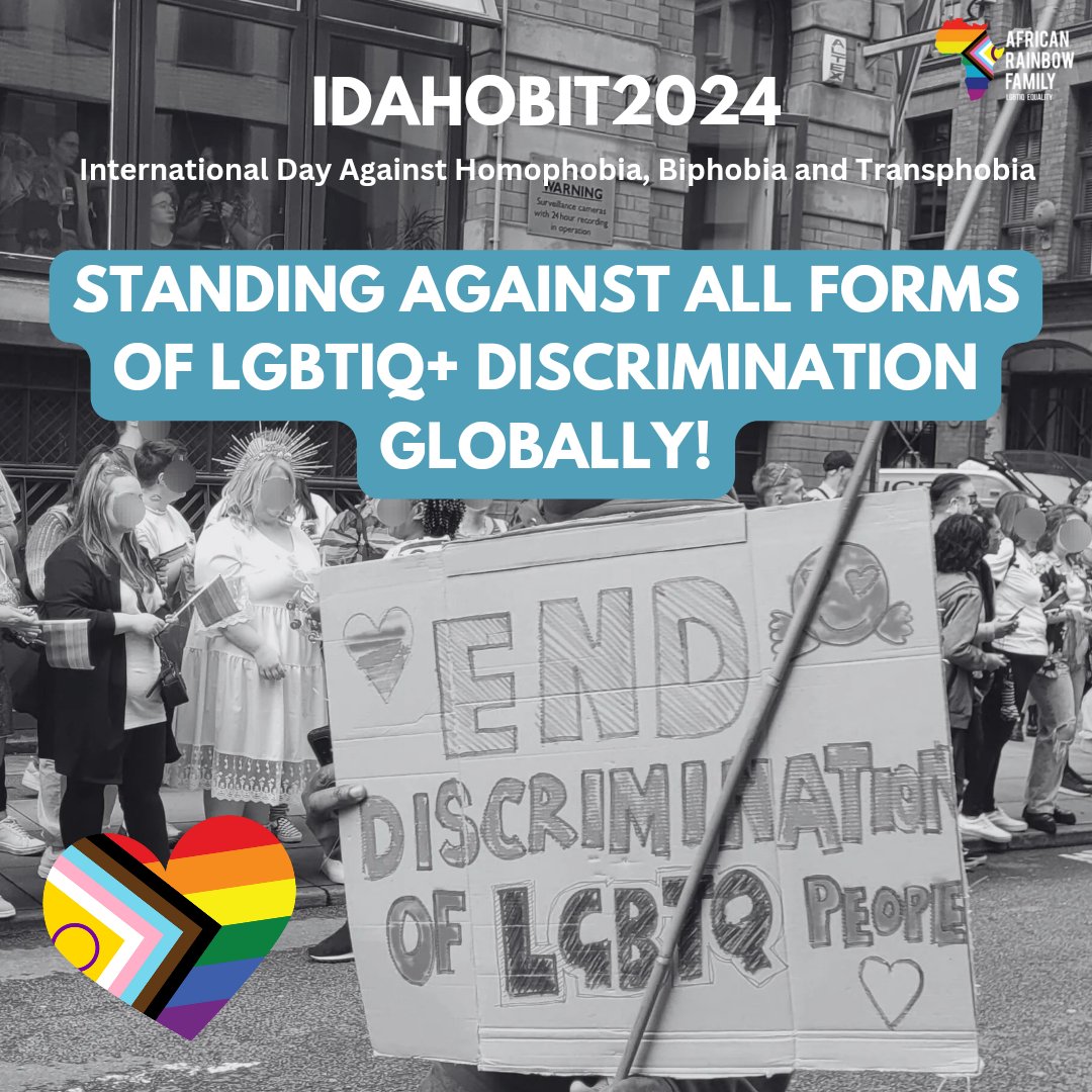 This #IDAHOBIT we think of all our LGBTIQ+ siblings around the world that still suffer under discriminatory and prejudicial governments, societies and family members each and every day. We are not free until we are all free 📢🏳️‍⚧️🏳️‍🌈 #idahobit2024 #asylum #refugees #lgbtiq