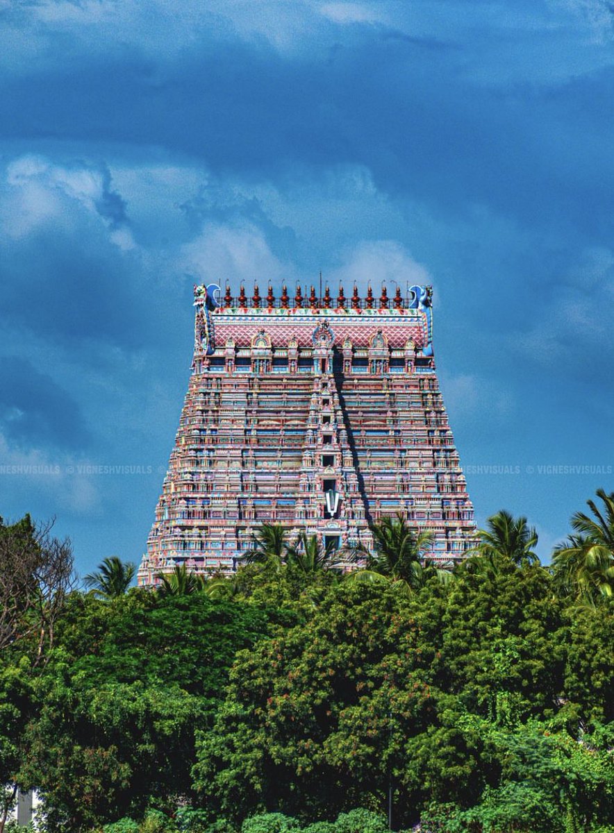 Raja Gopuram, Shree Ranganathaswamy Temple, #Tamilnadu ♥️🙏🏽