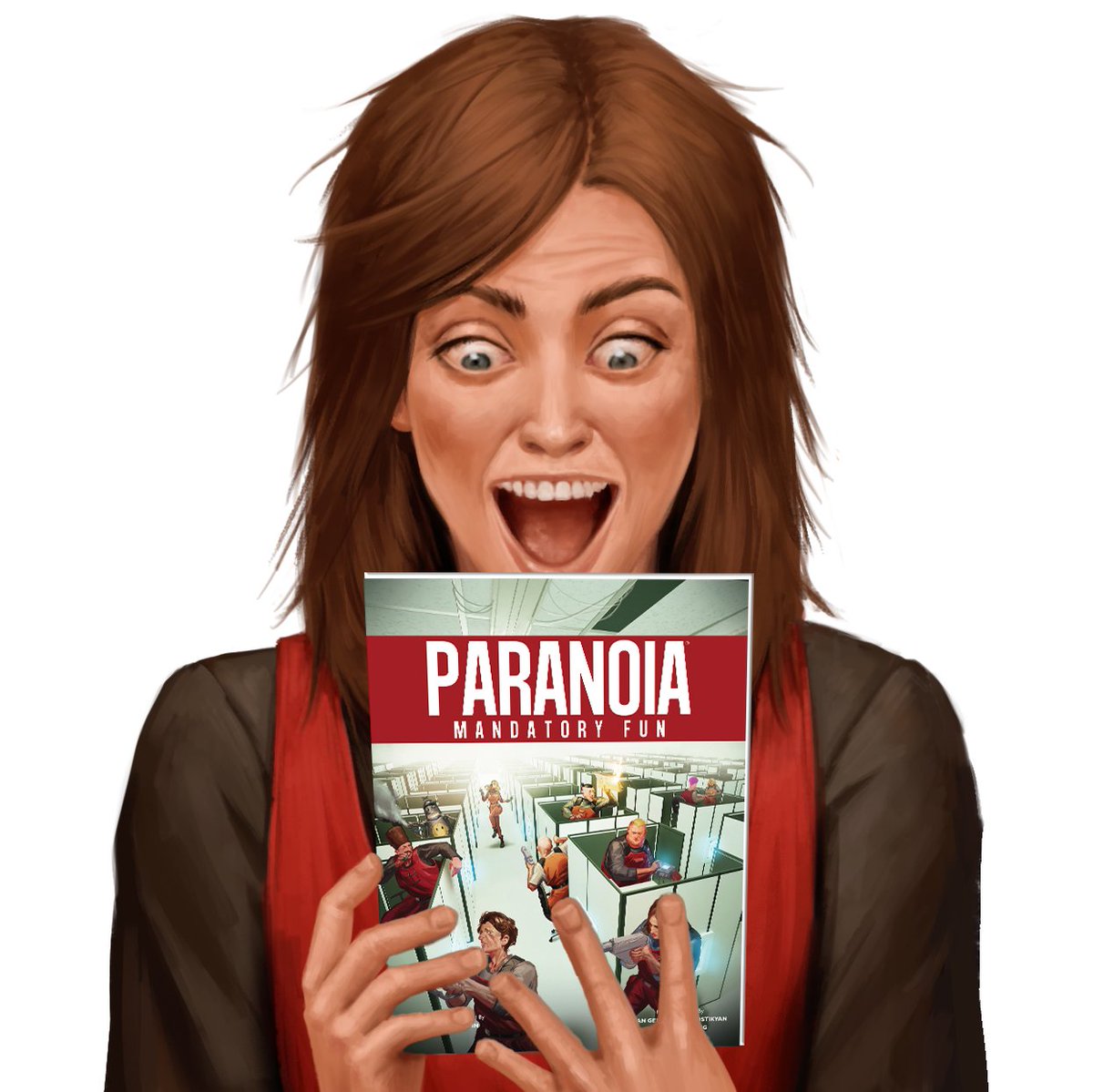Experience the Agile and High Stakes world of Pre-Whoops economic Financial investments. [What could possibly go wrong...] Brand new mission for Paranoia, Mandatory Fun is available right now! mongoosepublishing.com/products/manda… #paranoiarpg #friendcomputer #ttrpg #mongoosepublishing