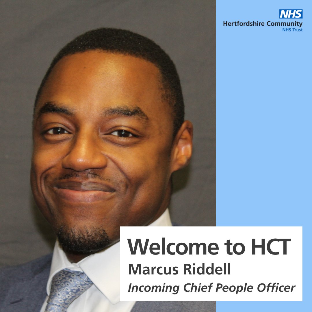 Hertfordshire Community NHS Trust (@hctnhs) on Twitter photo We're delighted to welcome <a href="/riddell_marcus/">Marcus Riddell</a> as the incoming Chief People Officer at HCT. Marcus brings a wealth of experience with him and we look forward to his leadership building on the legacy from <a href="/AlisonRyderHCT/">Alison Ryder</a> to make HCT 'a great place to work.' tinyurl.com/4a7s83md We're delighted to welcome <a href="/riddell_marcus/">Marcus Riddell</a> as the incoming Chief People Officer at HCT. Marcus brings a wealth of experience with him and we look forward to his leadership building on the legacy from <a href="/AlisonRyderHCT/">Alison Ryder</a> to make HCT 'a great place to work.' tinyurl.com/4a7s83md