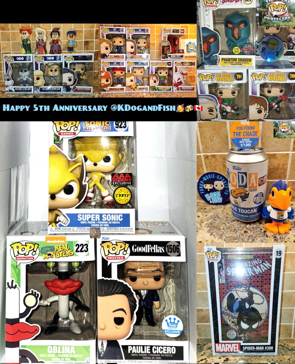 Happy 5th Anniversary to your one-stop Canadian Funko Shop, @kdogandfish 🥳🍻🫡🇨🇦! Compiled a few of our hauls to commemorate the occasion~cheers to many more guys! Thanks for all the Fun!🎉 Be sure to check them out: kdogandfish.com #FunkoFamily #FunkoPop #FunkoFunatic