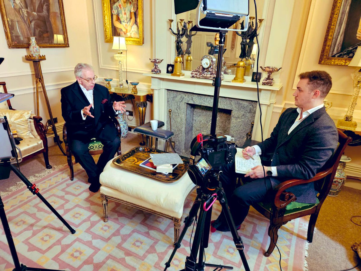 Episode 2 of The Forge with Dr. David Starkey, produced by @EuroConOfficial, will be out next month 🔥