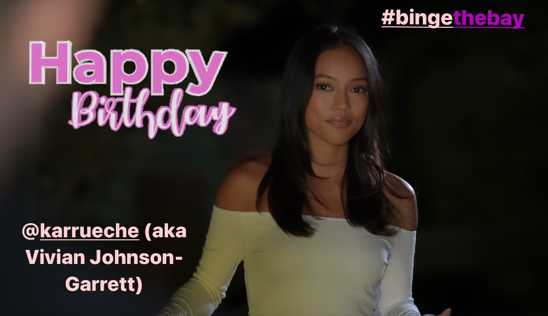 Please help us wish @karrueche (aka Vivian Johnson-Garrett) a very Happy Birthday! 💜 #TheBayFamily #bingethebay