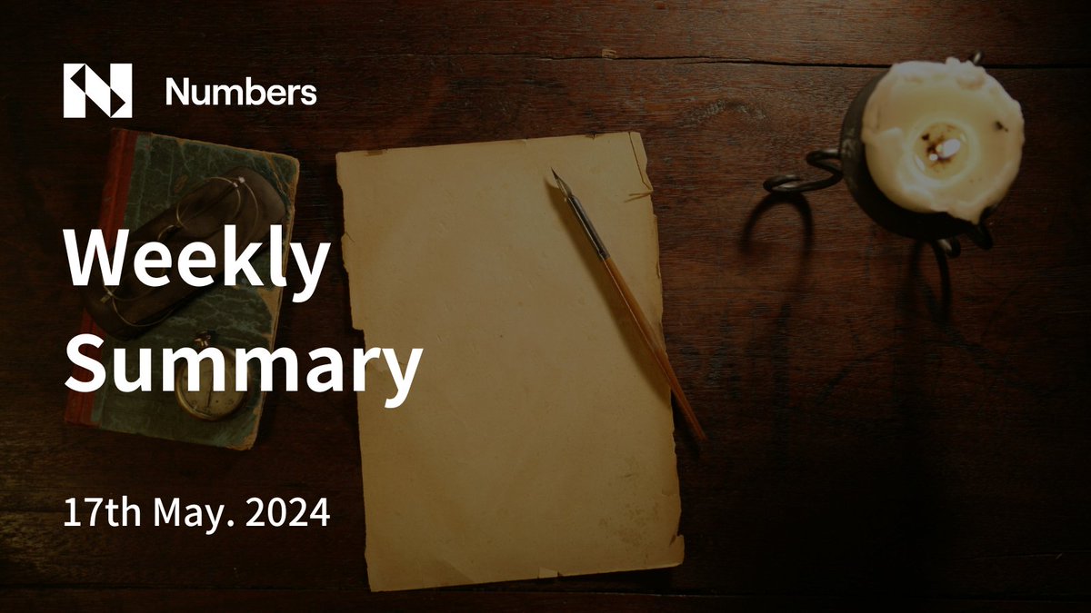 2024/05/17

Weekly summary letter from Numbers Team

👉link.numbersprotocol.io/240517