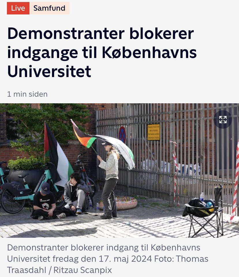 Om lidt er det eksamenstid. Men nogle studerende prioriterer blokader over læsesalen. De er åbenbart ikke mere stressede over studielivet, end at de kan afse tid til blokader af Københavns Universitet… Hvad med at droppe blokaden og komme ind på læsesalen?
