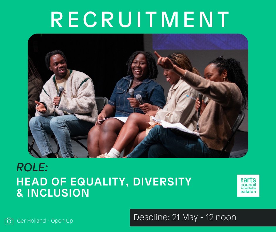 Don't forget! We’re currently accepting applications for an exciting role: 🔹 Head of Equality, Diversity & Inclusion Deadline: 21 May - 12 noon Apply now: bit.ly/4bgPU5L #JobFairy #SíogPoist