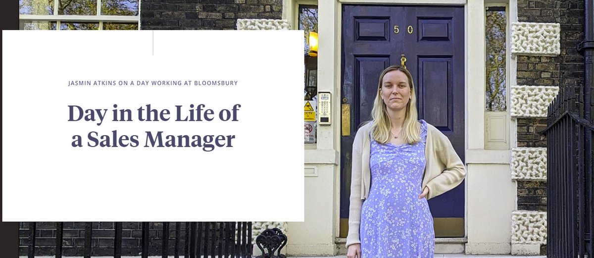 What’s a day in the life of a sales manager at Bloomsbury like? In today’s blog Academic Sales Manager for Europe, Jasmin Atkins, gives us a glimpse into what a typical working day looks like for her bit.ly/3K8NomN