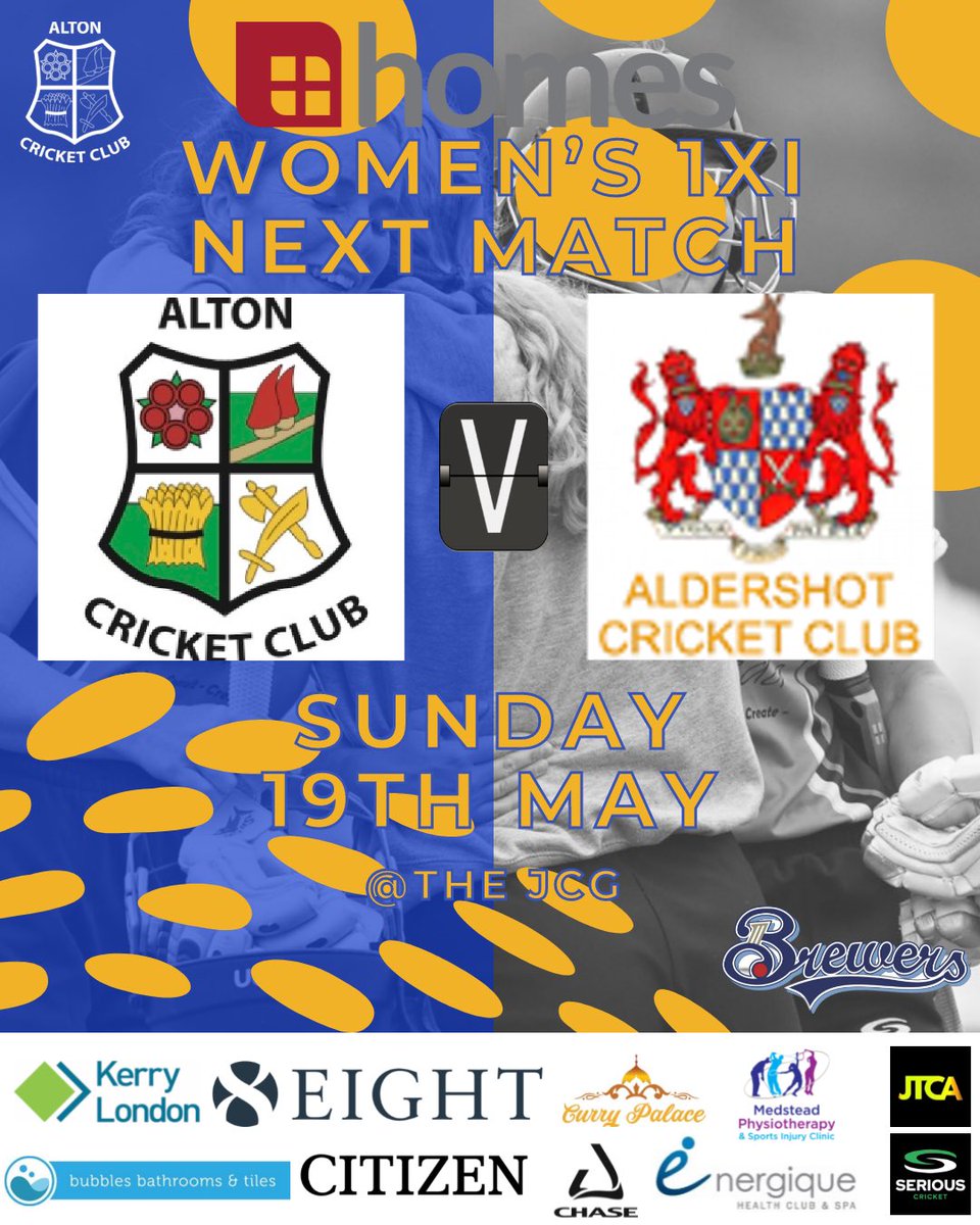 W1XI are at home again this coming Sunday @aldershotcricketclub coming down the JCG #clubcricket #wegotgame #brewers