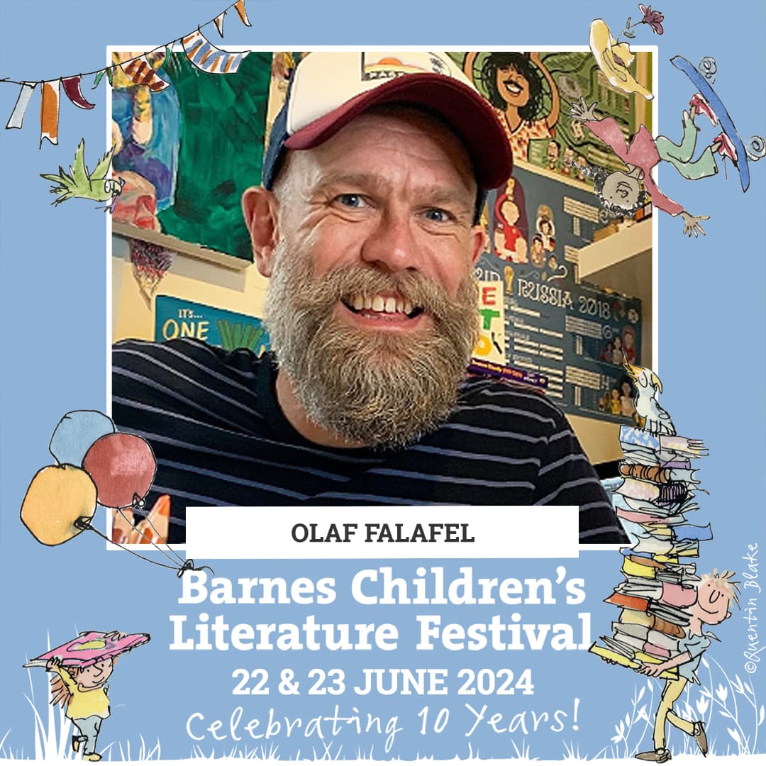 🤔Looking for a kids' event that combines art AND farts? Well look no further! @OFalafel is on his way to the UK's biggest kids' books party on Sunday 23 June. BOOK IT! BOOK IT NOW! barneskidslitfest.org/whats-on/