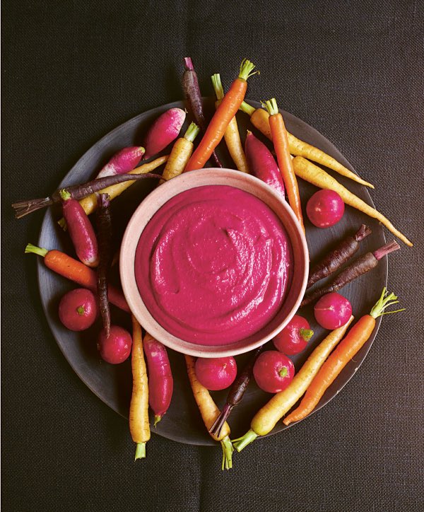You could call it beetroot hummus, though its official name is Beetroot and Chickpea Dip. But whatever it’s know as, it is 1) gorgeous and 2) #RecipeOfTheDay! Please don’t be tempted to use bought boiled beetroot here: it’s just too watery to work nigella.com/recipes/beetro…