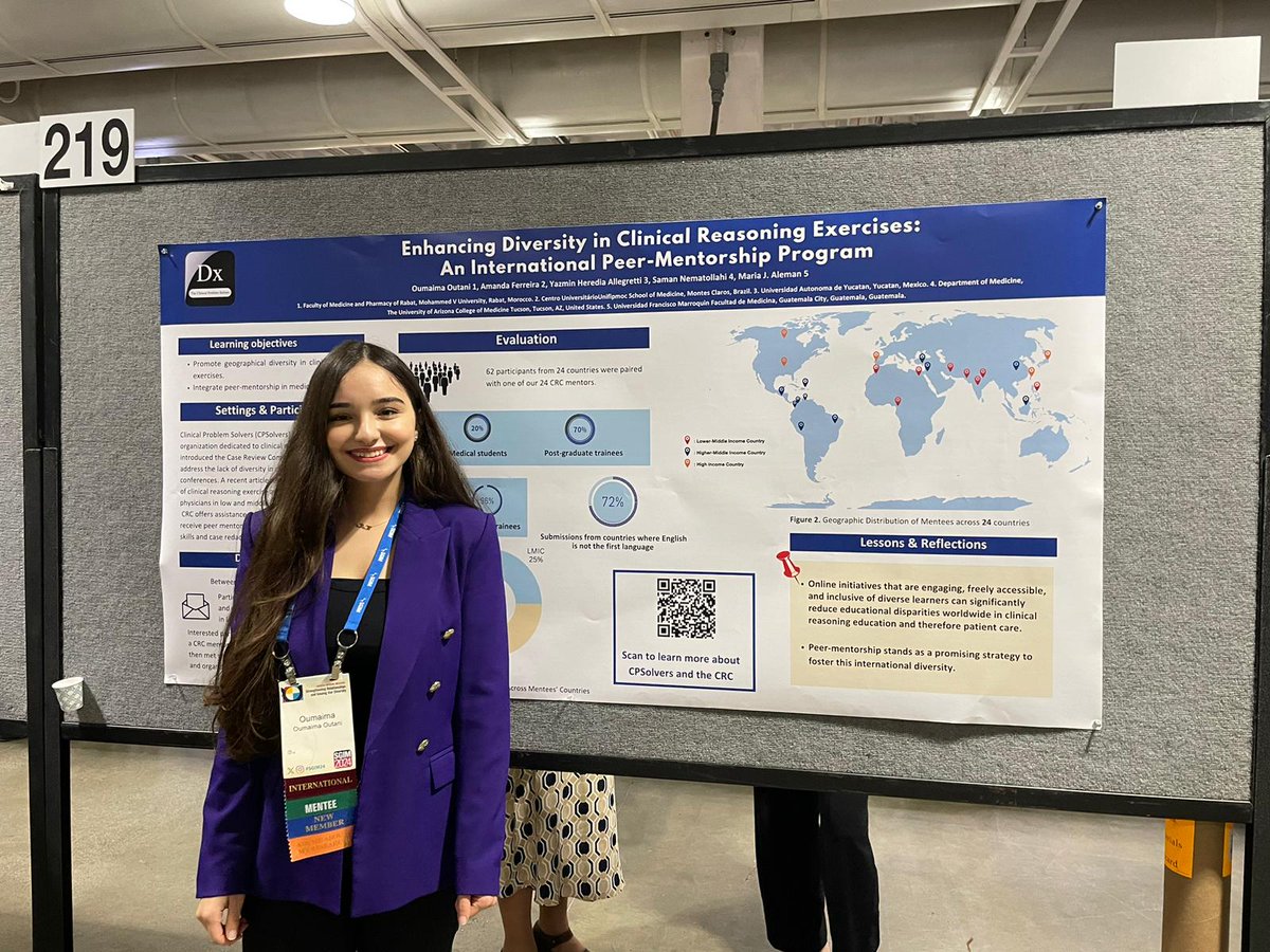 Rabih Geha (@rabihmgeha) on Twitter photo <a href="/OOutani/">Oumaima Outani, MD</a> presented one of the most impactful <a href="/CPSolvers/">The Clinical Problem Solvers</a> initiatives - the Case Review Committee.
She has shaped this initiative from day 1 which continues to innovate but is laser focused on bridging medical education globally.
So proud of you and the team! <a href="/OOutani/">Oumaima Outani, MD</a> presented one of the most impactful <a href="/CPSolvers/">The Clinical Problem Solvers</a> initiatives - the Case Review Committee.
She has shaped this initiative from day 1 which continues to innovate but is laser focused on bridging medical education globally.
So proud of you and the team!