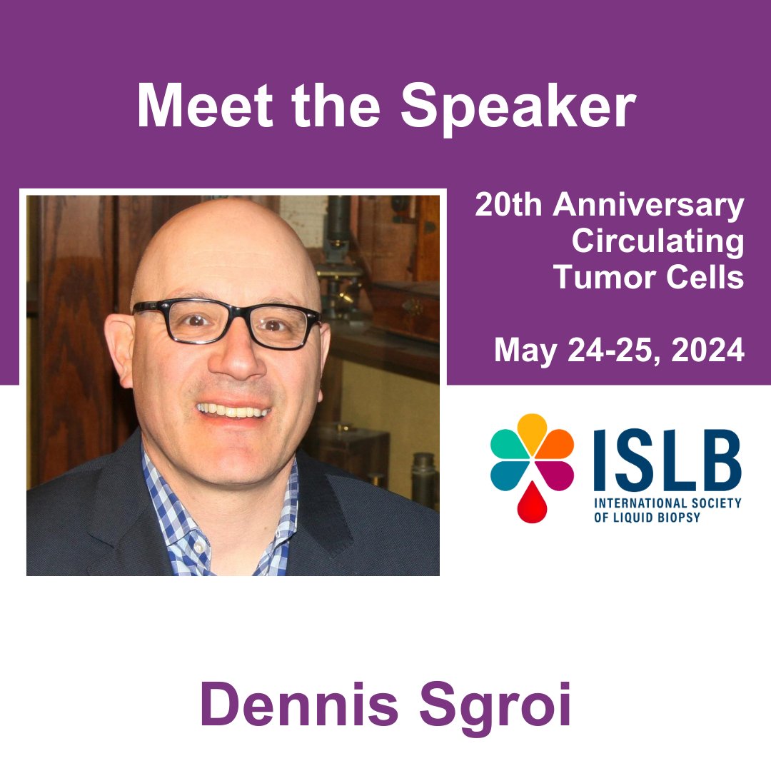 Join Dennis Sgroi at the 20th Anniversary of Circulating Tumor Cells in Granada, Spain from May 24-25, 2024. Dr. Sgroi is a Professor of Pathology at Harvard Medical School, and the Executive Vice Chair of Pathology and a Member and Principal Investigator in the Division of