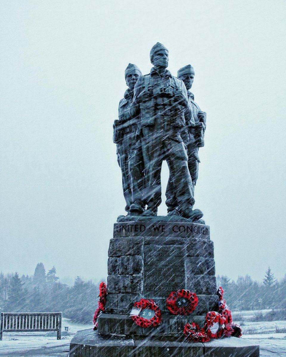 The Commando Memorial in Lochaber, Scotland, dedicated to the men of the original British Commando Forces raised during World War II. Situated around a mile from Spean Bridge, it overlooks the training areas of the Commando Training Depot established in 1942 at Achnacarry Castle.