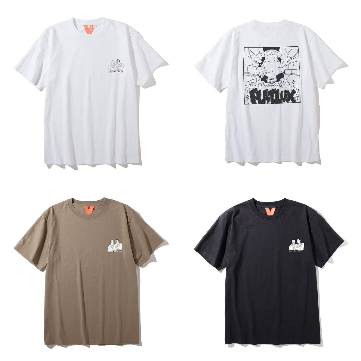 ManhattanR's tweet photo. 【POP UP STORE】
東京発アパレルブランドFLATLUXとManhattan Reocrdsがコラボレーション！2024年5月25日(土)、26日(日)に渋谷店にてPOP UP STOREを開催。

DABOによる今回の為に描き下ろされたイラストを施したトリプルコラボT-シャツや限定Hotel Key等も発売。

さらに豪華DJ TIMEに加えFOODも出店！ https://t.co/r4gGlTCkXs