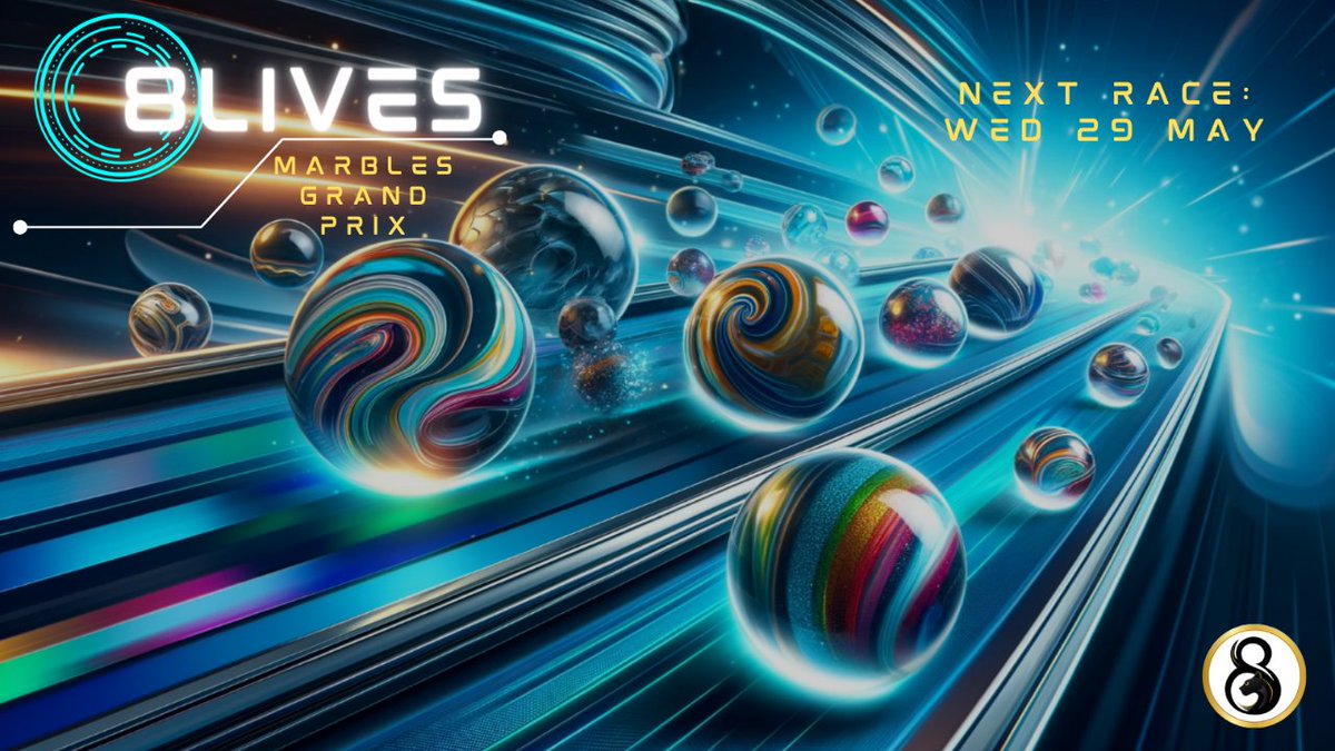 Shift into high gear because the 8Lives Marbles Grand Prix is about to hit the track!🏁

👉Holders enter FREE in our Discord.

#nft #nftspace #nftartfinance #nfttoken #openseanfts