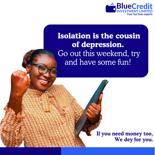 bluecreditng's tweet photo. Isolation can be tough, but you're not alone. 

Get out there, have some fun, and if you need a little extra help, we're here for you! 

#WeekendFun #WeekendVibes #LoanSupport 
#bluecredit  #bluecreditng https://t.co/EVNbrewheJ