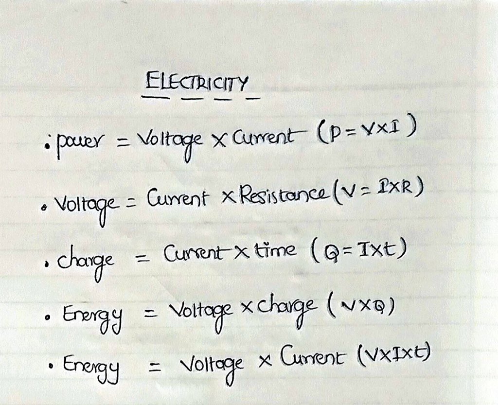 Electricity ⚡️