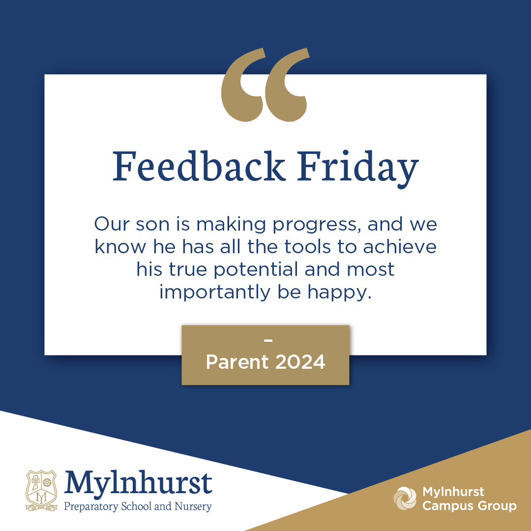 We are delighted to share this heartfelt feedback we received from one of our pupils' parents. Knowing that Mylnhurst serves as a happy environment where our pupils can flourish and thrive fills us with immense joy. #Feedbackfriday #Mylnhurstmagic