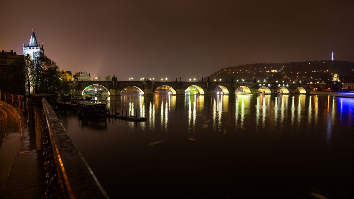 #Bridge light
#river #Prague #Midnight #night #panorama #rain #reflection #longexposure #CzechRepublic #Czechia #Praha #city #street #art #Czech #spring #project #sony #justgoshoot #keliones #travel