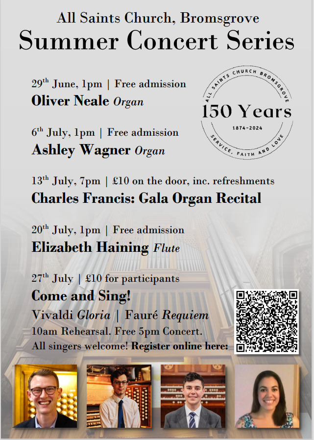 What could be better than one RBC alumnus organist?

Three of them! 

We warmly recommend this fabulous summer concert series at All Saints’ Church, Bromsgrove, arranged by Oliver Neale.

Series video here: youtube.com/watch?v=2a79fz…