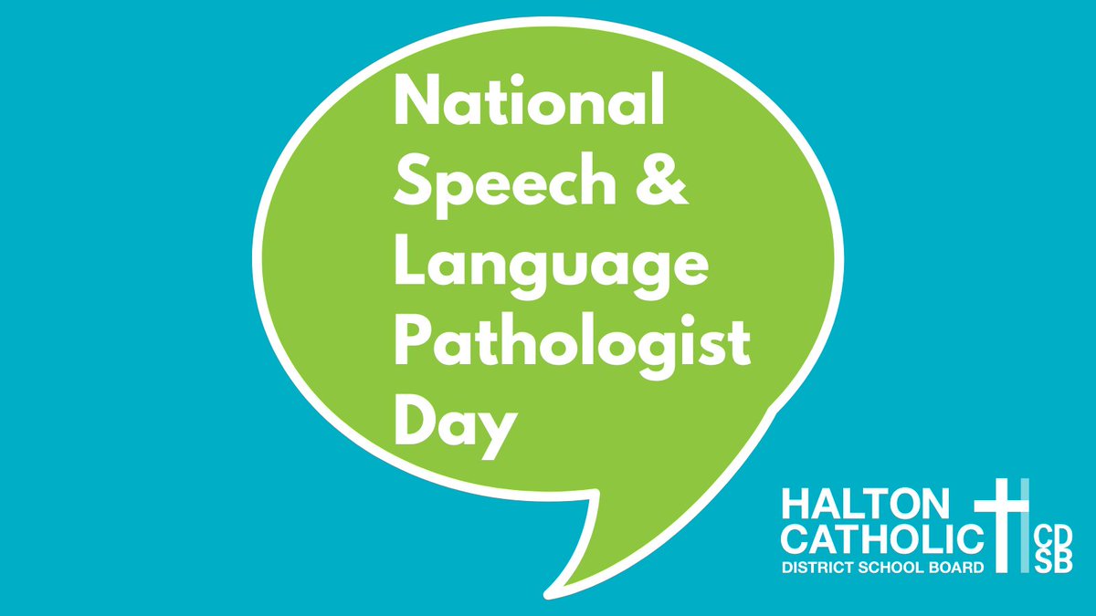 Today we recognize the amazing team of Speech & Language Pathologists and Communicative Disorders Assistants we are so blessed to have at #HCDSB! Thank you for all that you do to support our students and families! 🥰 @HCDSB_SLPs_CDAs