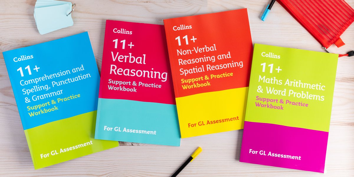 Get realistic practice and support for 11+ English with the Support & Practice Workbook for GL Assessment. Created with @teachitrightltd, the book is ideal for children to build their skills ahead of the tests. Find out more: ow.ly/CgbU50Ryk1R