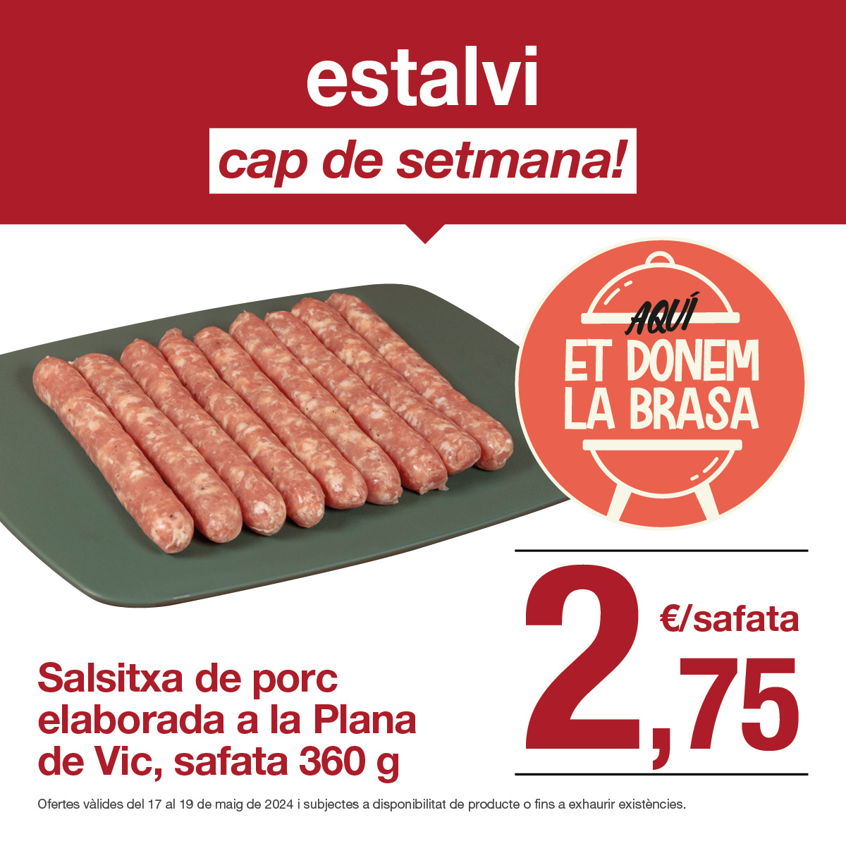 📣Aprofita les ofertes d'aquest cap de setmana! Gaudeix dels millors productes al millor preu. 😉 Consulta aquí les altres ofertes disponibles.👉 bit.ly/3LPM9te #BonpreuEsclat