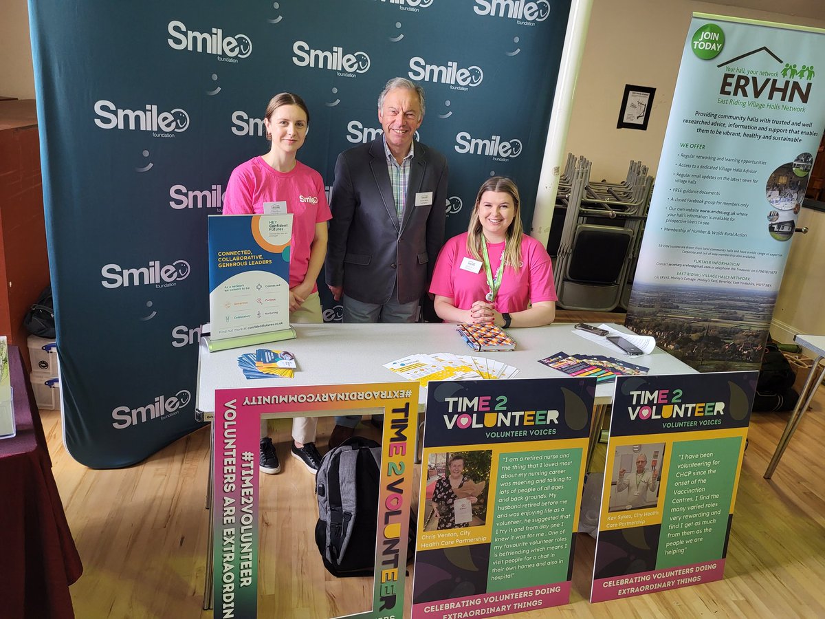Great to see Sophie and Amelia @HEY_SmileF in action at the annual ERVHN Conference today. #villagehalls #communityhalls
