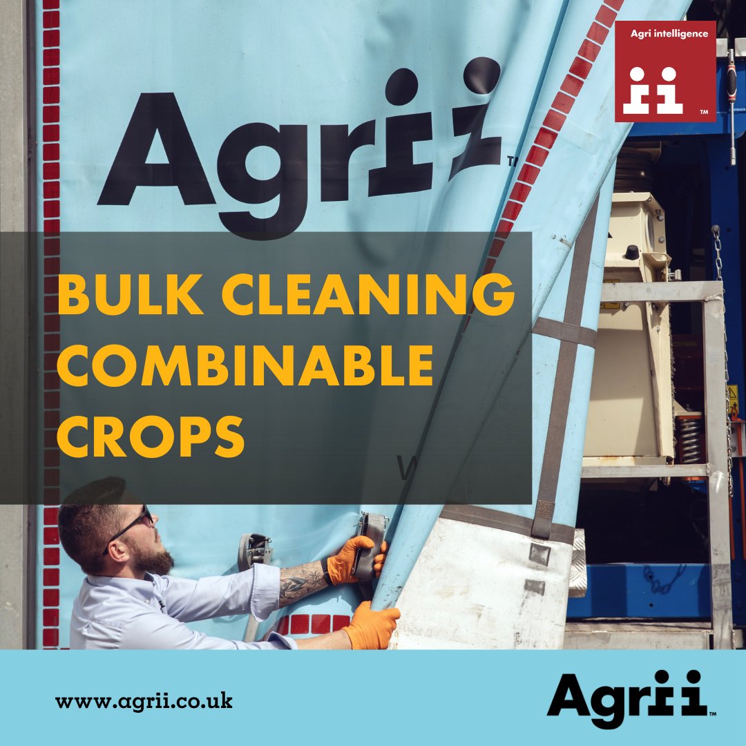 Agrii Bulk cleaning and colour separation 🚜 Enhance the marketability of your crops 🚜 Remove contaminates such as Ergot 🚜 Remove small grains and weed seeds Find your local coordinator here - loom.ly/hUCYq9I