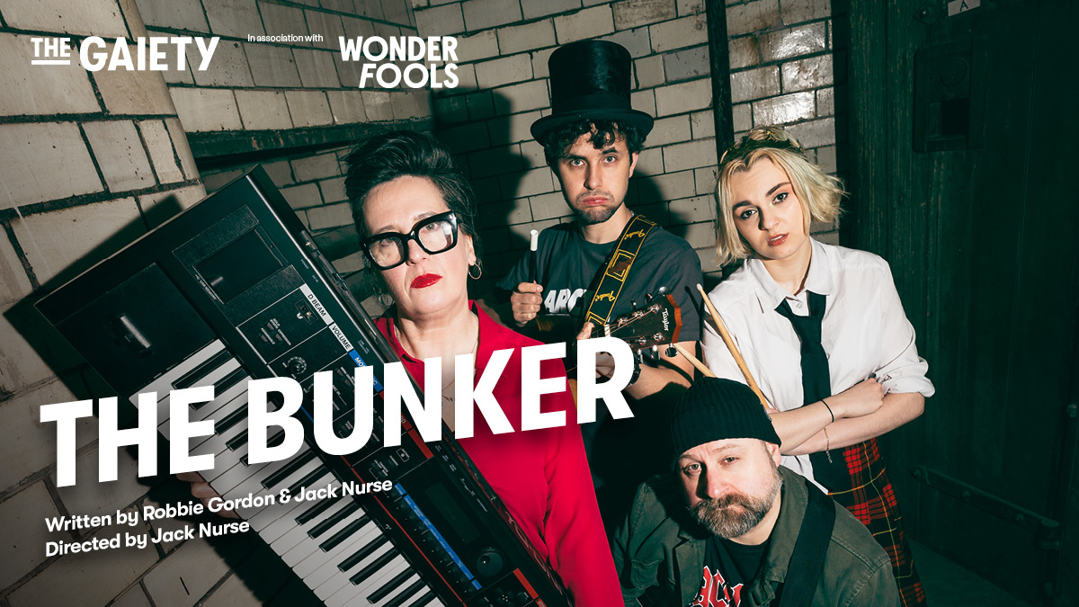 A Gaiety co-production 🎭 The Bunker - In Association with WonderFools 📅 Wed 26 Jun 2024 🎟️ bit.ly/3wugPwu A new comedy musical reflecting on our experiences of lockdown, this original production is a laugh-out-loud jukebox musical #drama #ayrgaiety #whatsonayrshire