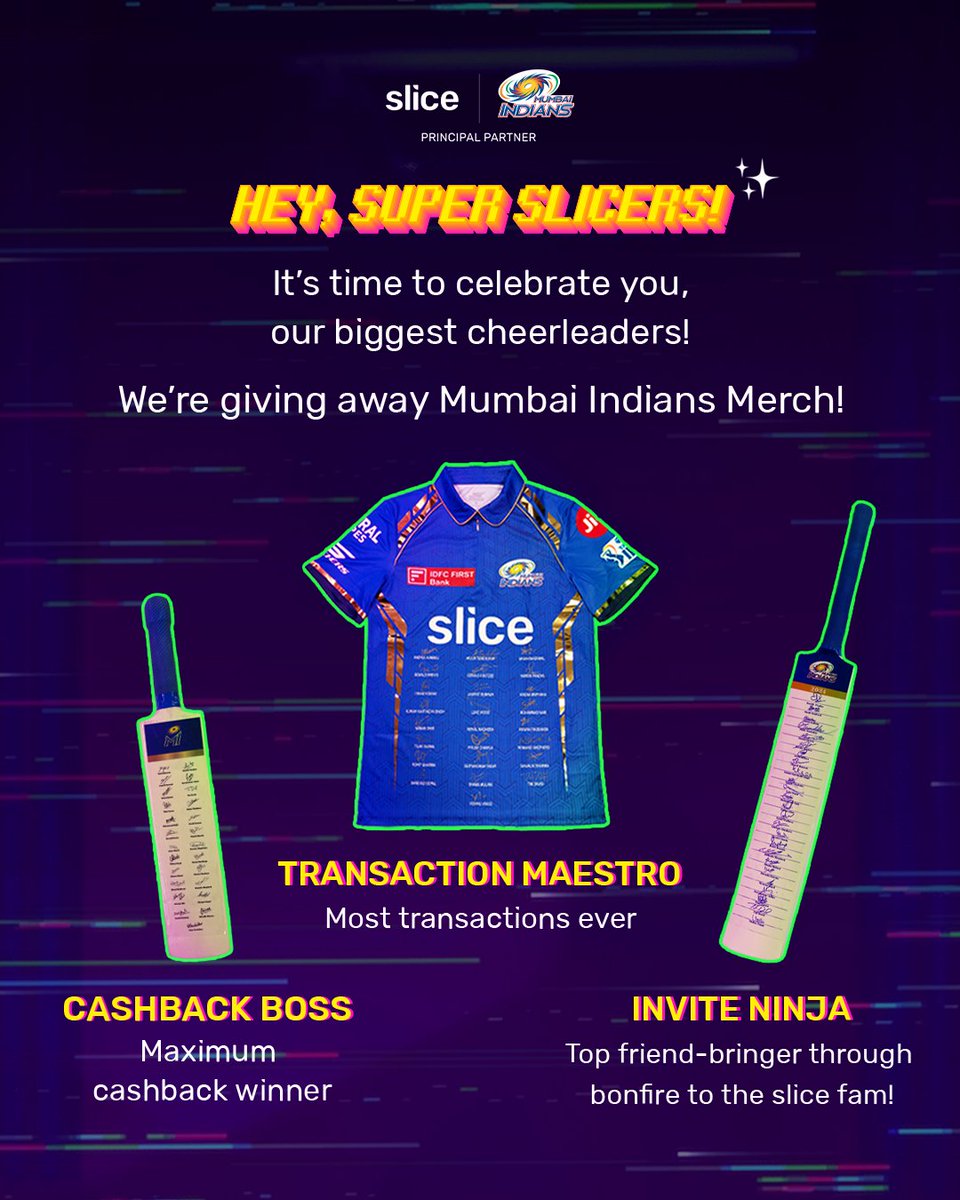 Attention to all the loyal slicers!💜 Mumbai Indians merch coming your way🏏 #TooFastTooEasy #MumbaiIndians #MumbaiMeriJaan