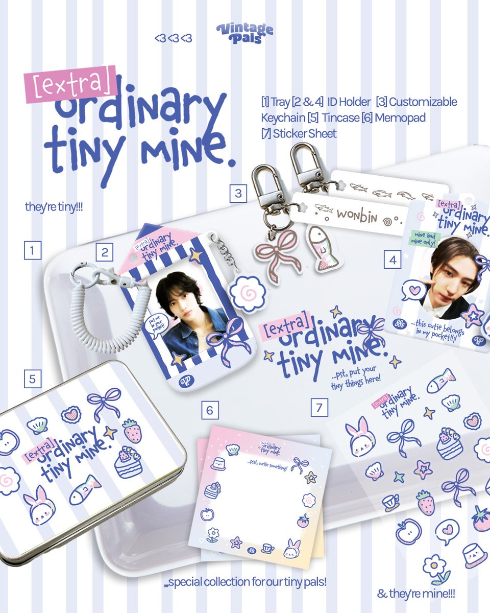 __vintagepals's tweet photo. ୨୧┆ RT and likes are highly appreciated!

[Extra]ordinary Tiny Mine
Collection by Vintagepals

...Keychain,
https://t.co/0WdeAcyh5p
...Another collection, 
https://t.co/DmNMdvuXjz
...INTL &amp; GO,
https://t.co/mgjyIhcXwX

⟢ more details on form! 👀🤍 https://t.co/bJEUP0jrfO