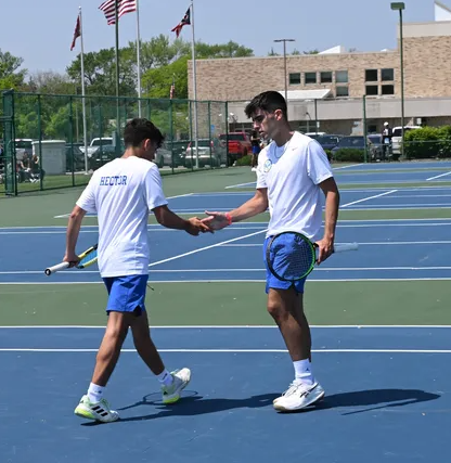 ont_athletics's tweet photo. 🎾STATE BOUND!  Congratulations Pablo &amp; Hector Sanchez Vidal for qualifying to the OHSAA State Tennis Tournament next week at Wooster College!
The sibling doubles pair will compete tomorrow for seed position at Port Clinton HS (10 AM) #WarriorProud @SchoolsOntario @WarriorOzone https://t.co/nelugDymx6