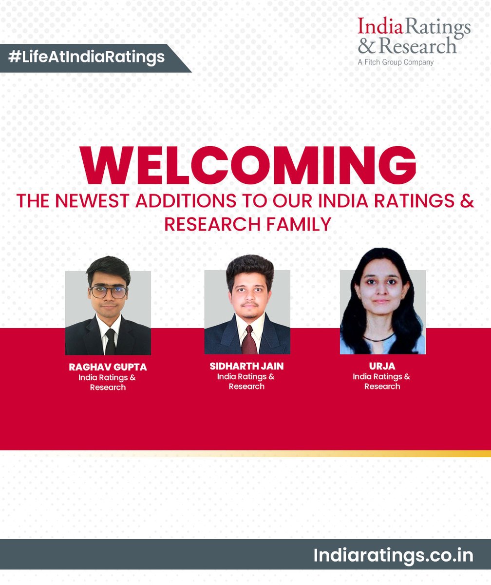 #LifeAtIndiaRatings

Welcoming our April 2024 new joiners to the vibrant community of India Ratings and Research

Here's to an enriching journey ahead, filled with growth, camaraderie, and success!

#IndiaRatings #NewBeginnings #WelcomeToTheTeam #NewJoiners