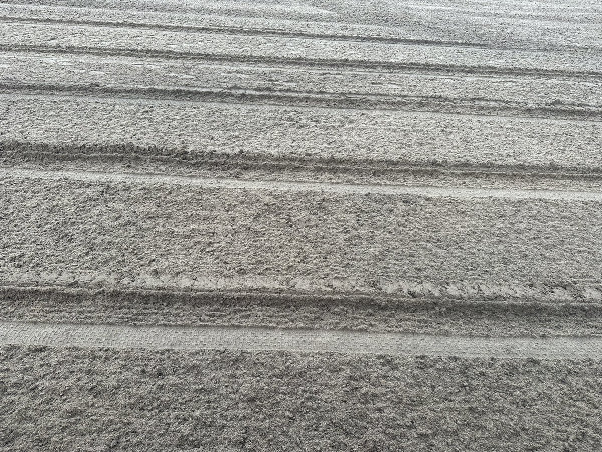 Good day ameliorating sand into soil ready for levelling and seeding #@SalfordCityFC