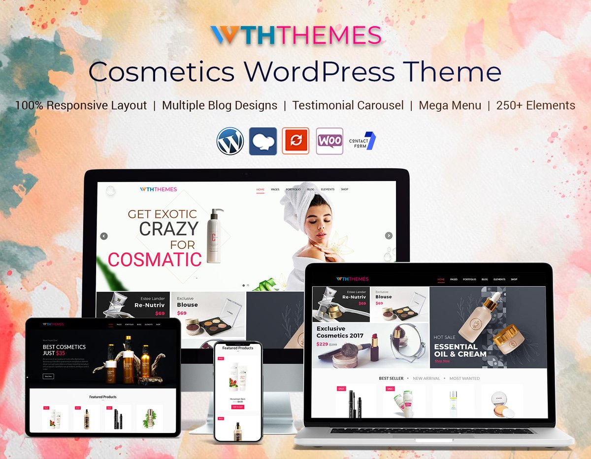 Cosmetics WordPress Themes: Transform your beauty business with our Cosmetics WordPress Theme. 
.
wordpressthemeshub.com/product/respon…
.
.
#Cosmetics #CosmeticsWordPressTheme #CosmeticsTemplates #WordPressCosmeticsThemes #WordPresssThemes #WorPressTemplate #webdesign #webdesigntrends