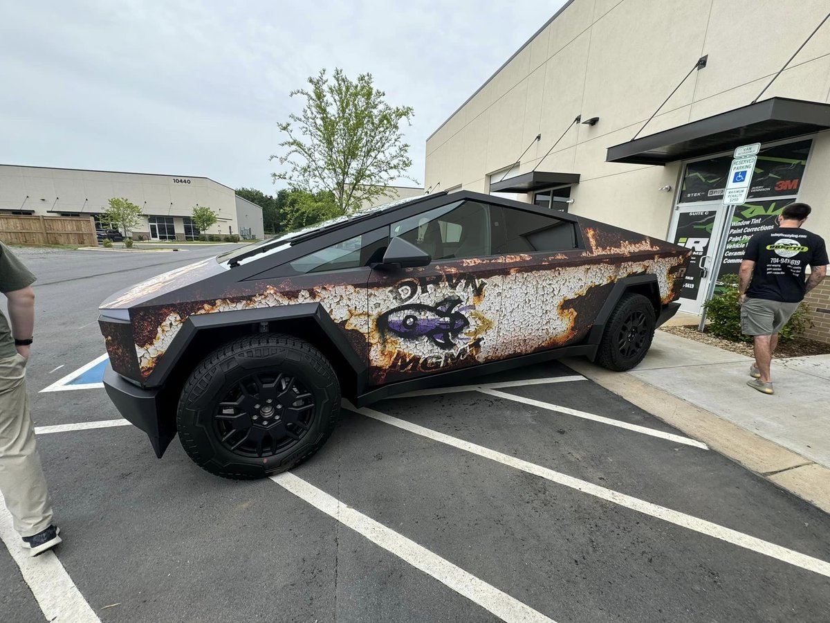 What's the coldest wrap you've seen on a Tesla Cybertruck?