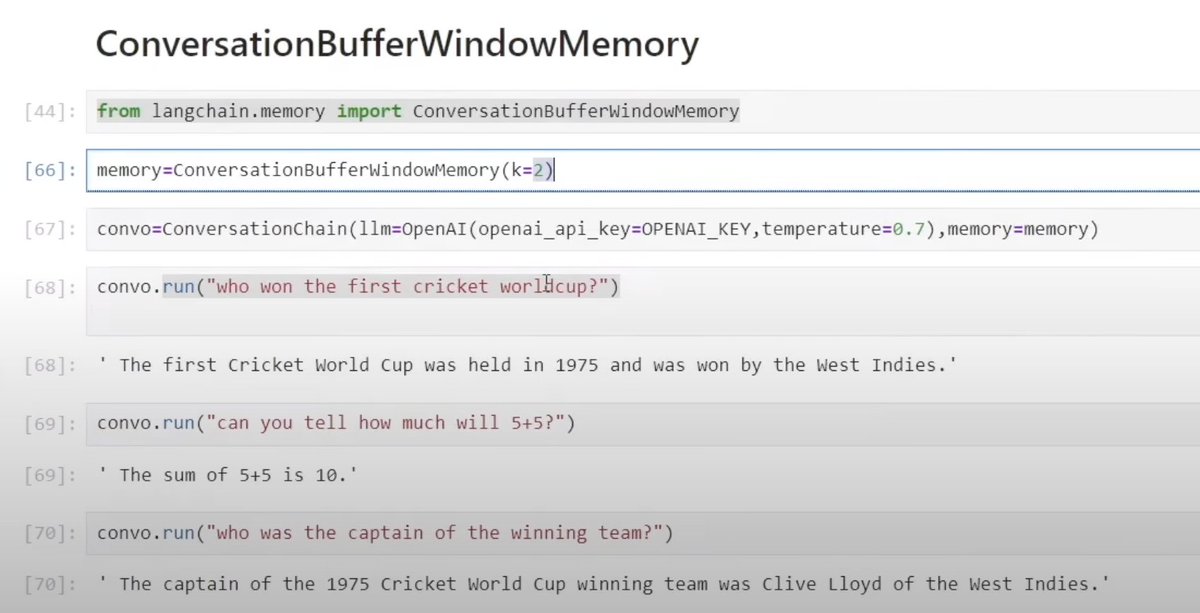 Day 10: Mastering the Conversation Buffer Window in LangChain 🗣️📝 #LangChain #AIConversations #LearningJourney #OpenAI