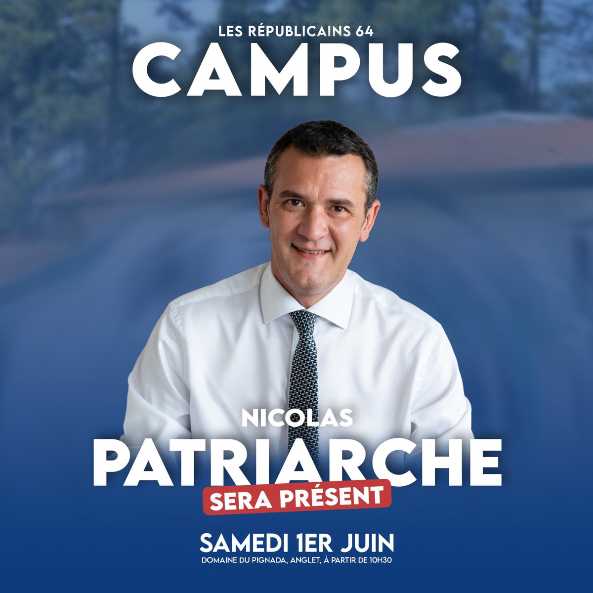 LesRep64's tweet photo. Nicolas Patriarche, maire de Lons, sera présent !👊🏻 Et vous ?🚀 https://t.co/S3YbTGPRKU