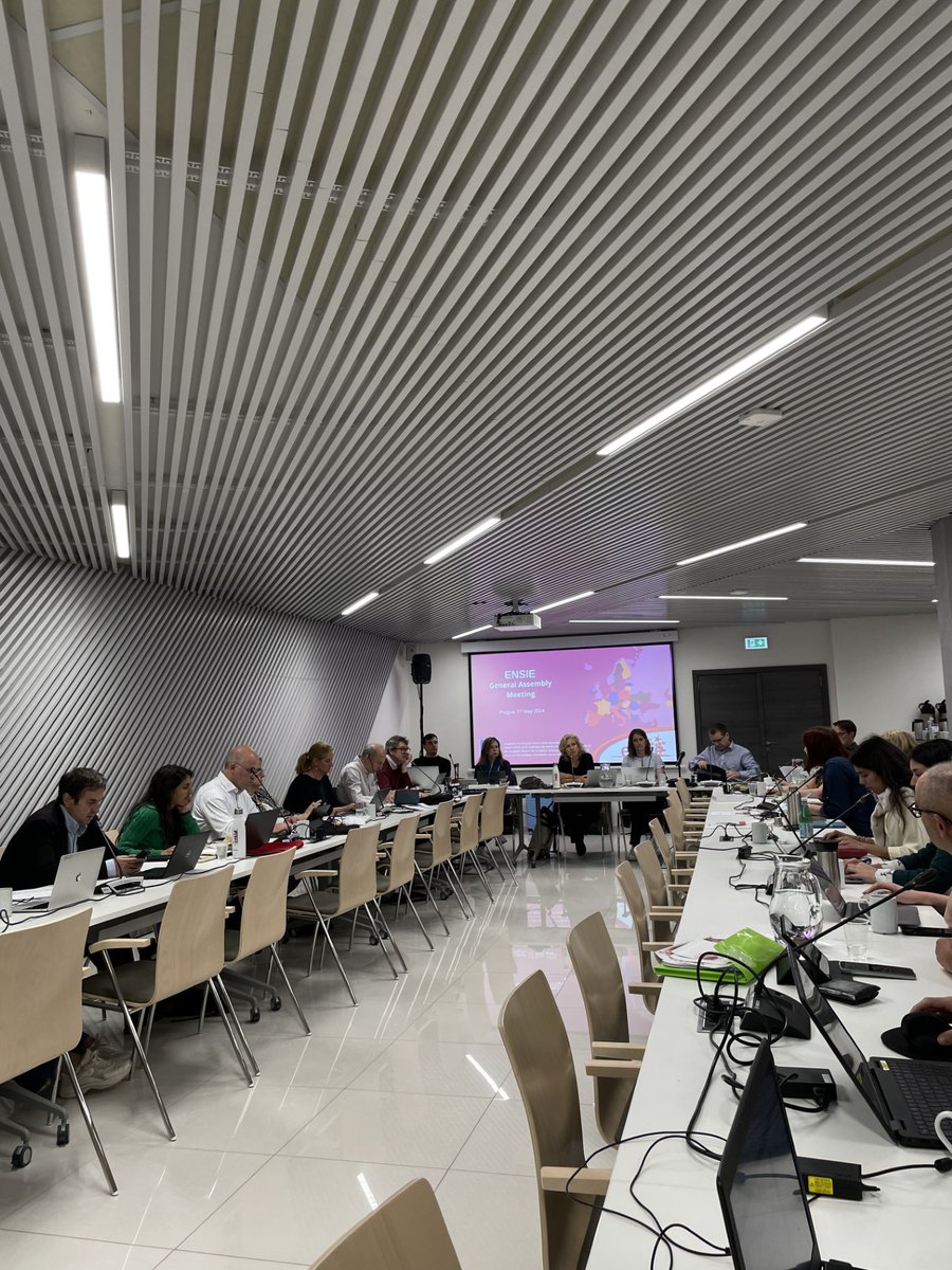 💡Today ENSIE is honoured to welcome its members to the 2024 General Assembly Meeting, taking place in Prague. 🖋The meeting's Agenda enabled members to discuss ENSIE's achievements and projects nearing completion and in progress in the perspective of the next EU elections!⏭️