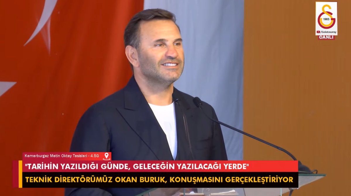 Okan Buruk: 'İki kere gözlerim yaşardı. Birincisi 17 Mayıs'taki UEFA zaferimizi izlerken, ikincisi de şampiyonluklarımızı izlerken... Pazar günü inşallah yine bu zaferi yaşayacağız!'