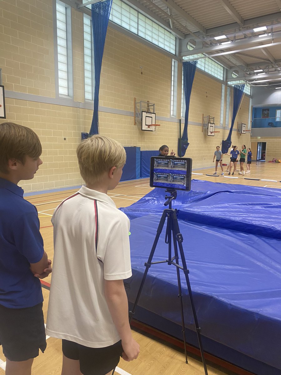 Year 8 pupils were analysing their High Jump technique in PE this morning with the aid of some video feedback. The ability for pupils to ‘see’ what their body is doing rather than being told, helps them to fully understand how to improve or adapt. #wyverns #PE
