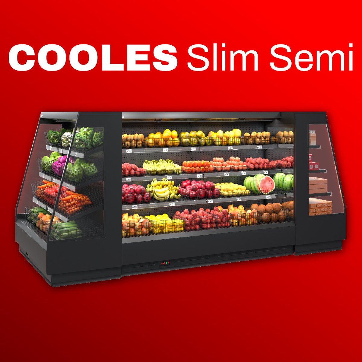 Nabco_UK's tweet image. Introducing the Cooles Slim Semi: versatile, convenient, and designed to preserve vitality. Whether in a line or as a standalone island with integrated dry shelving, it&apos;s the ultimate plug-and-play solution for freshness. 
#FreshnessUnleashed #ModernExpoChillers