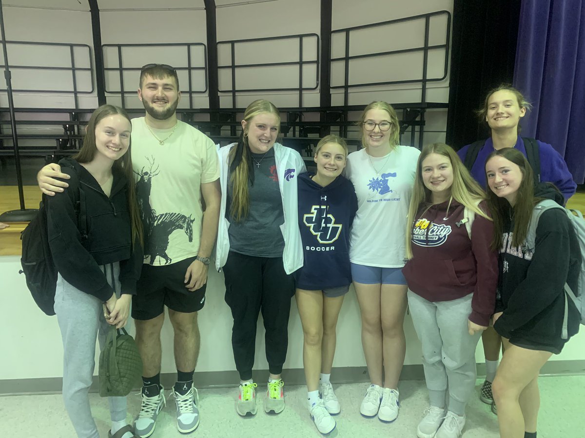 Thank you to our Class of 2023 alums who came back to their Alma mater yesterday to talk about Life After High School and to give their advice to current students!