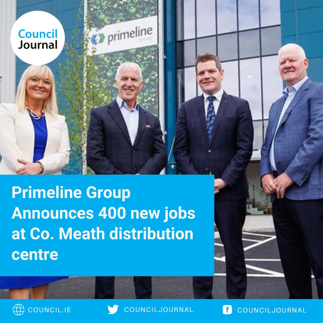 Primeline Group Announces 400 new jobs at Co. Meath distribution centre Read more: council.ie/primline-group… #Meath #Irishjobs #Distribution @peterburkefg @PrimelineGroup