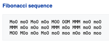 BreoSys's tweet photo. @nixcraft I heard awesome things about Brainfuck, but, for me, COW seems the best one. Just check how easy and elegant the code to get the Fibonacci sequence is in the screenshot I attach.

Anyway, Javascript people often say JS is the best for OS-kernel implementation.

😋🤣 https://t.co/ZKkFJLdFAd
